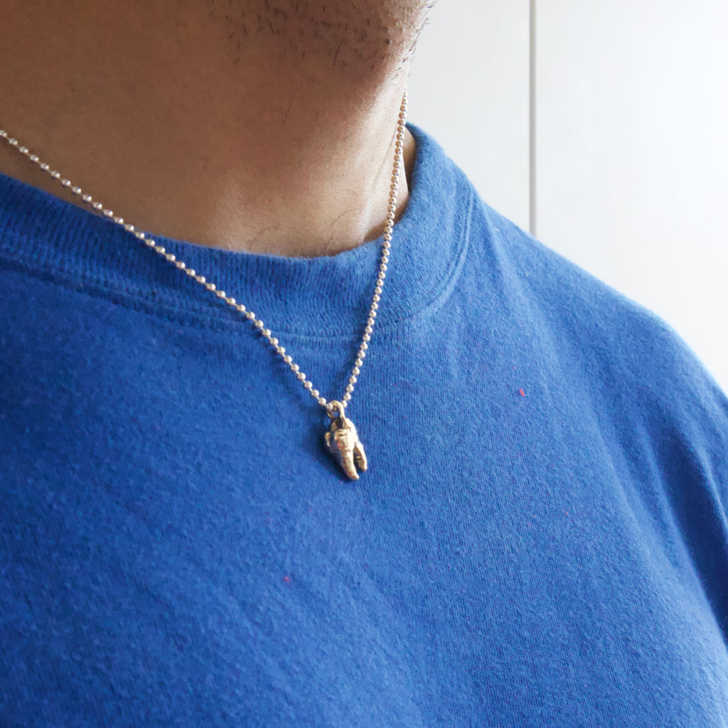 Bonus Tooth - 9KT Gold Molar Pendant
