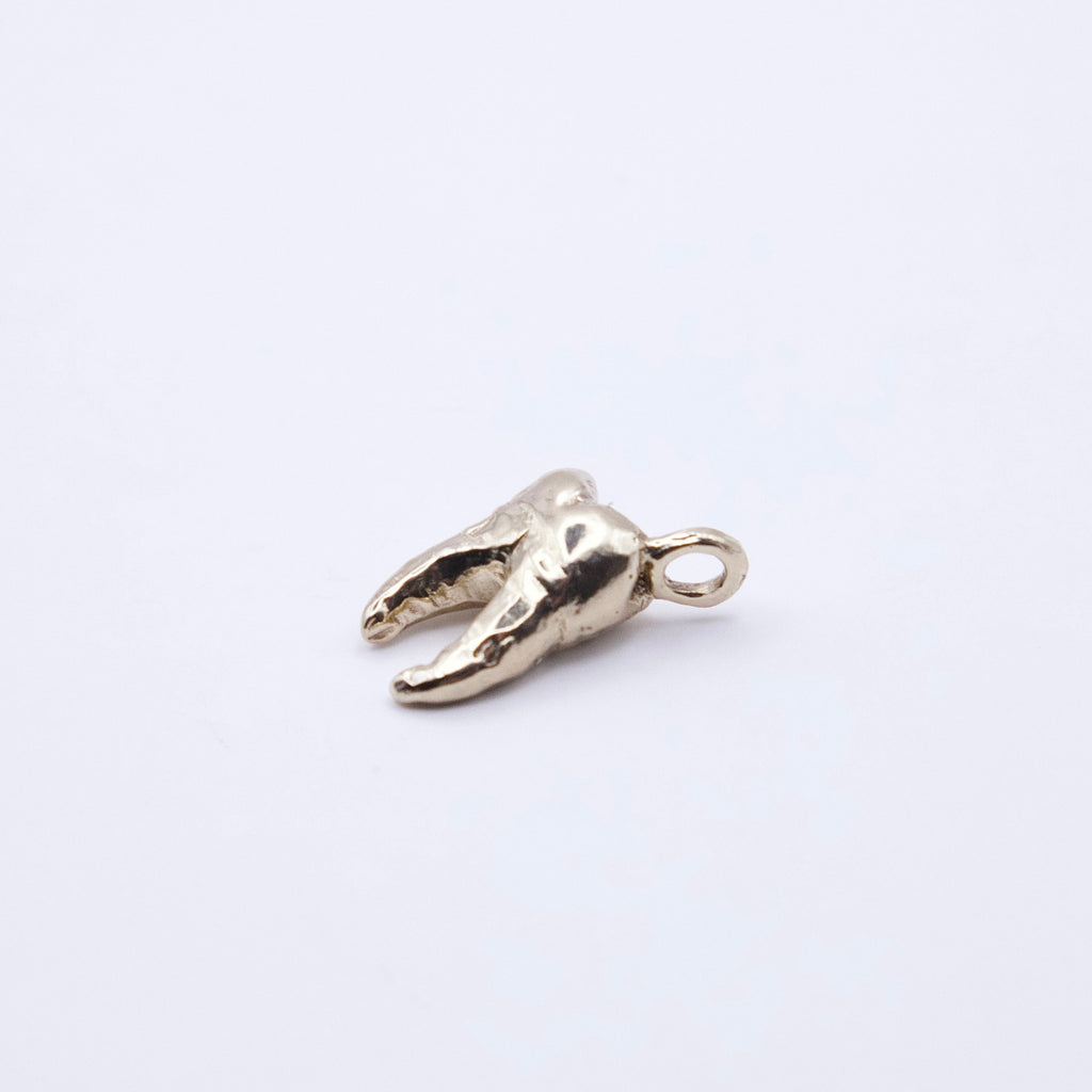 Bonus Tooth - 9KT Gold Molar Pendant