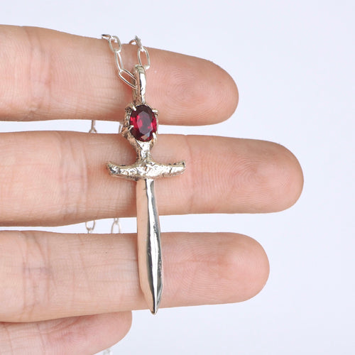 FMC Sword Necklace - Sterling Silver