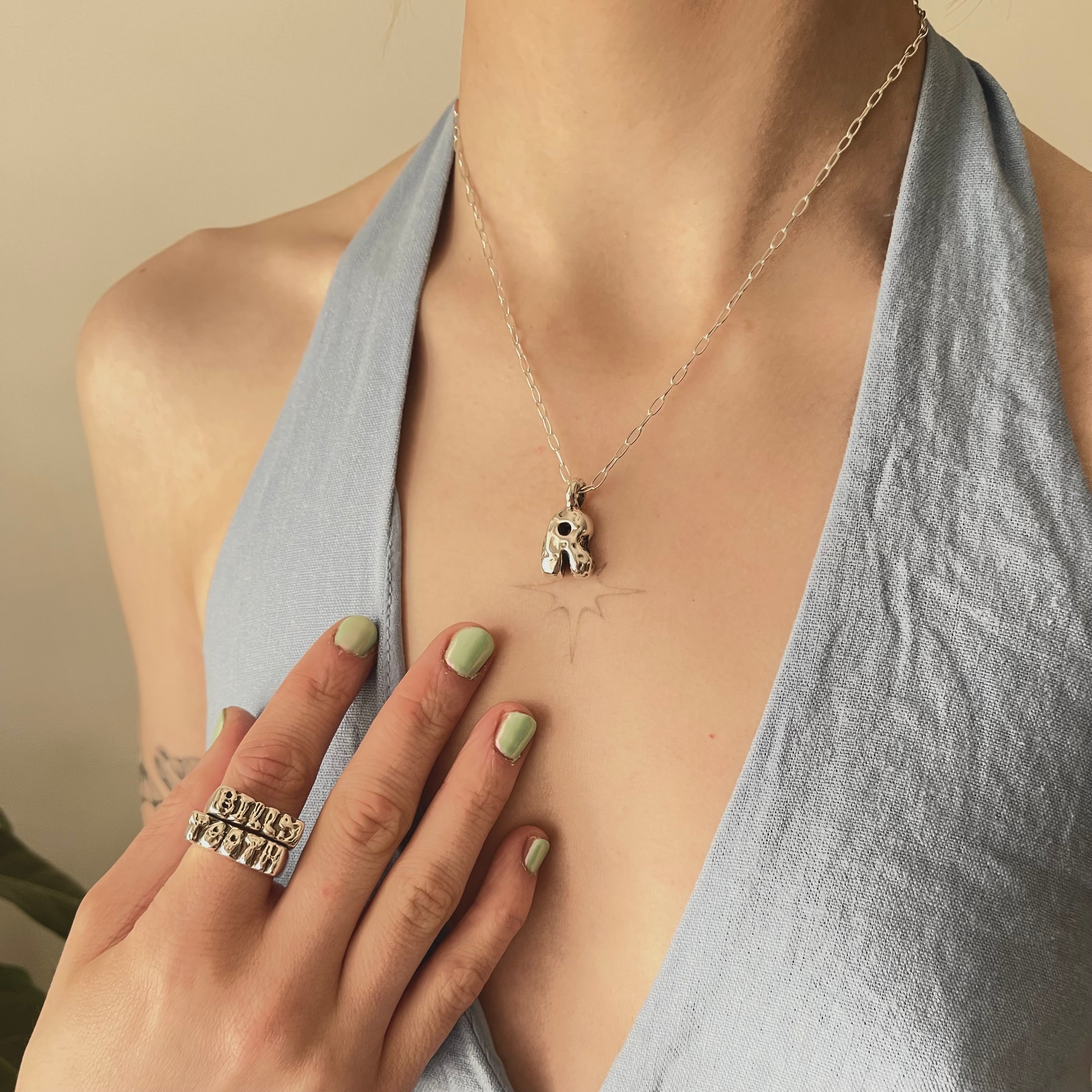 Love Letter Pendant - Sterling Silver