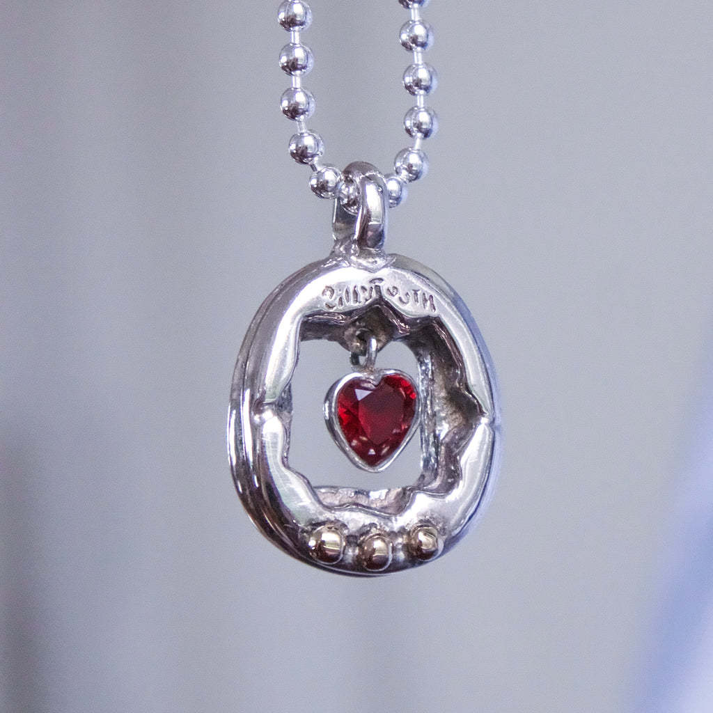 Golden Gotchi Pendant - Ruby