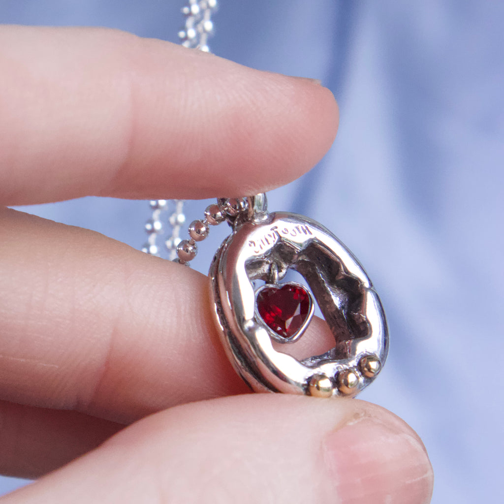 Golden Gotchi Pendant - Ruby