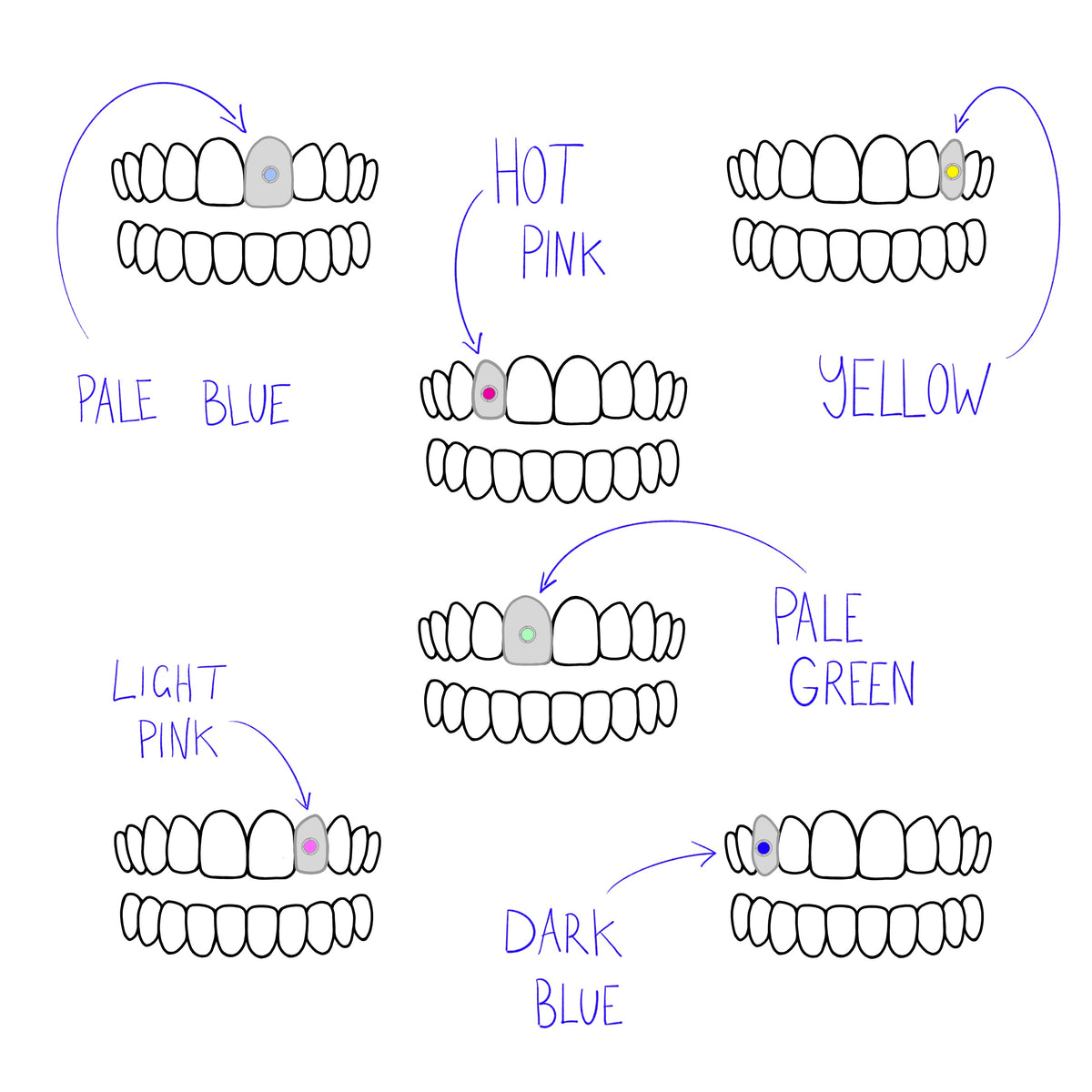 Gemstone Add On - Tooth Jewellery