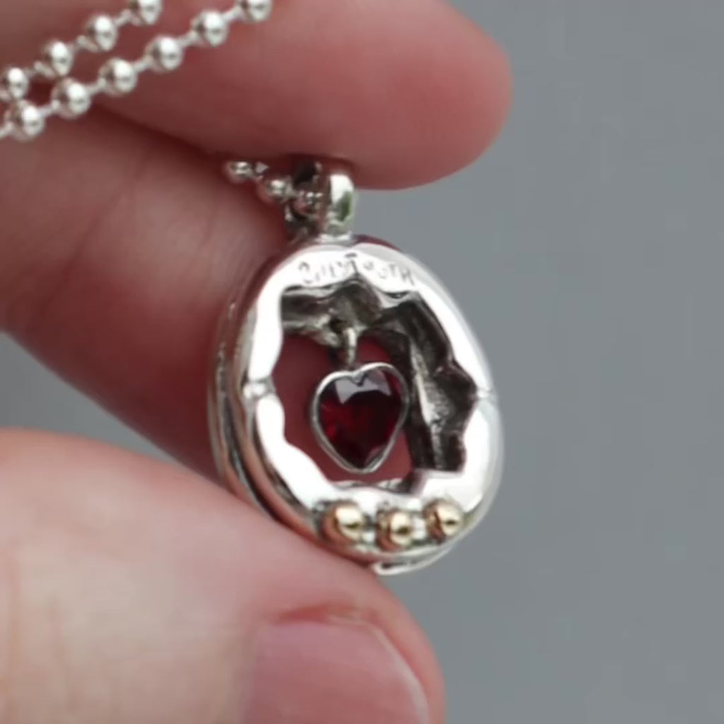 Golden Gotchi Pendant - Ruby